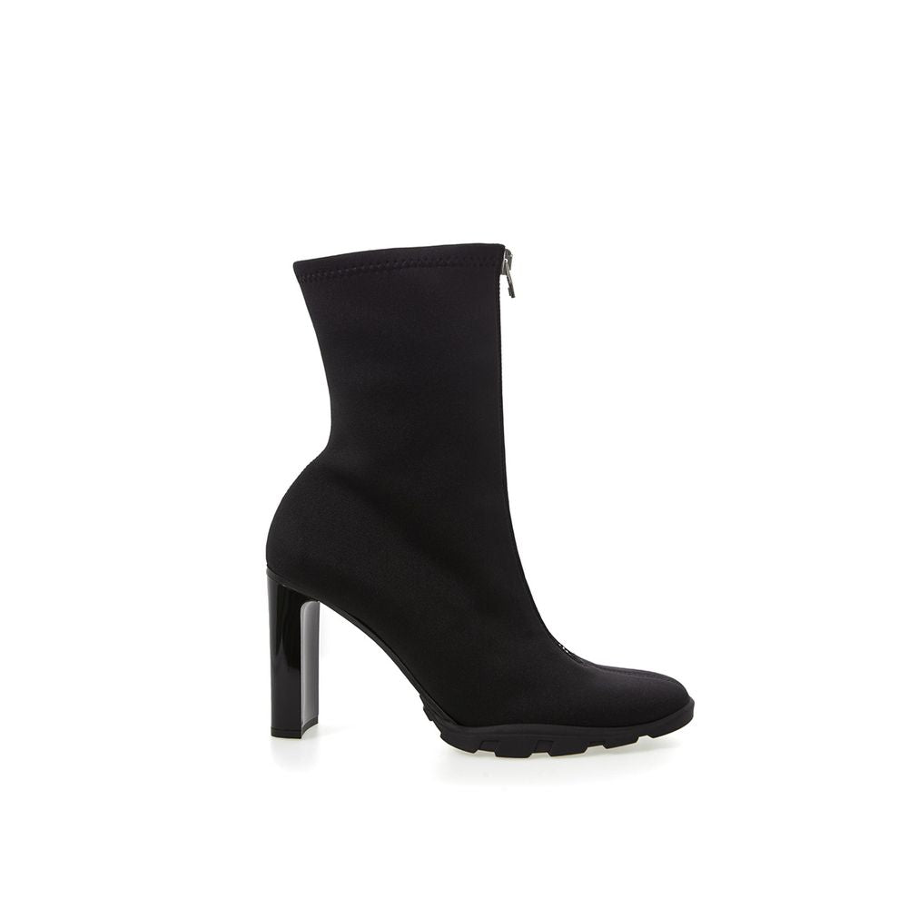 Alexander McQueen Elegante Damenstiefel aus Neoprenleder