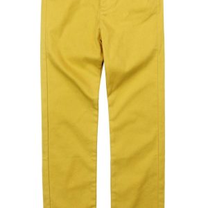 Enge Twill-Hose in Gold