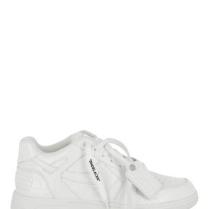 Out Of Office Crocodile-Embossed Sneaker mit niedriger Spitze 7764985479228