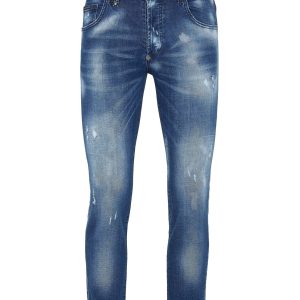 Denim Hose dünn zerstört ikonischen Plein 7670513336380