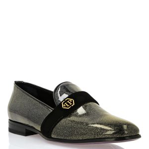 Lackleder-Loafer „Hexagon“ – 7670502228028