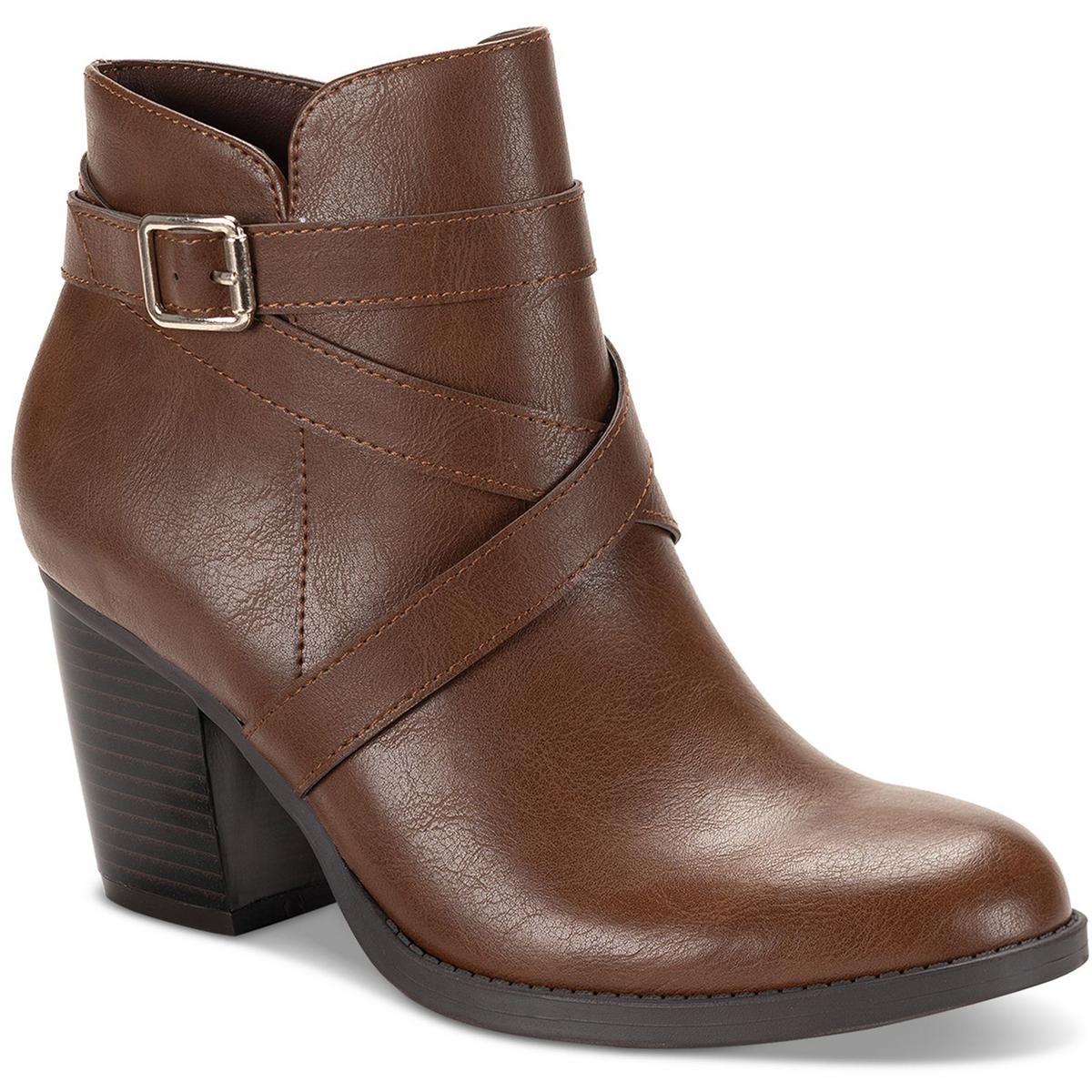 Zetaa Riemchen-Stiefeletten aus Kunstleder