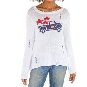 Truck Crew Top in Breaker White