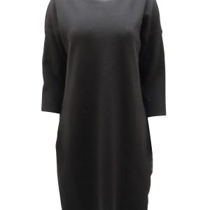 Vince Pullover Kleid aus schwarzer Wolle 7764868137020
