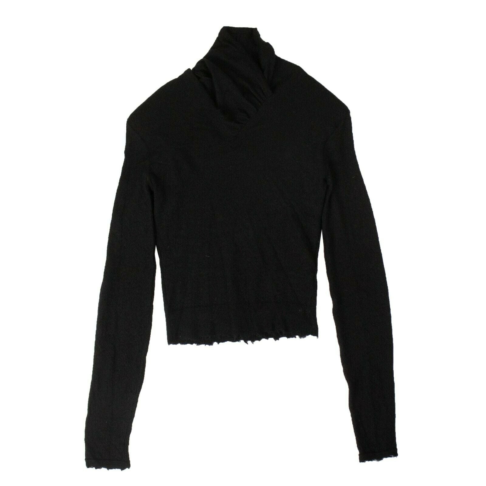 Unravel Project Kaschmir gestresste Details Pullover – schwarz