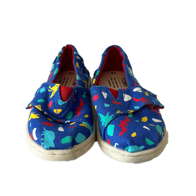 Tom’s Jungen blau Dinosaurier Schuhe 7805826433084