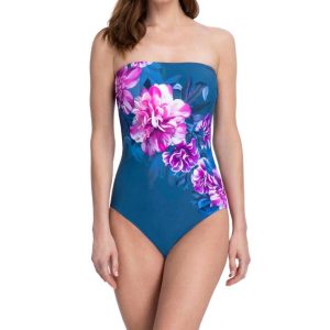 Bandeau Strapless One Piece Badeanzug in bekam Fiji