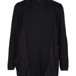 Hermès Open-Front Strickjacke in blau Kaschmir 7703678091324