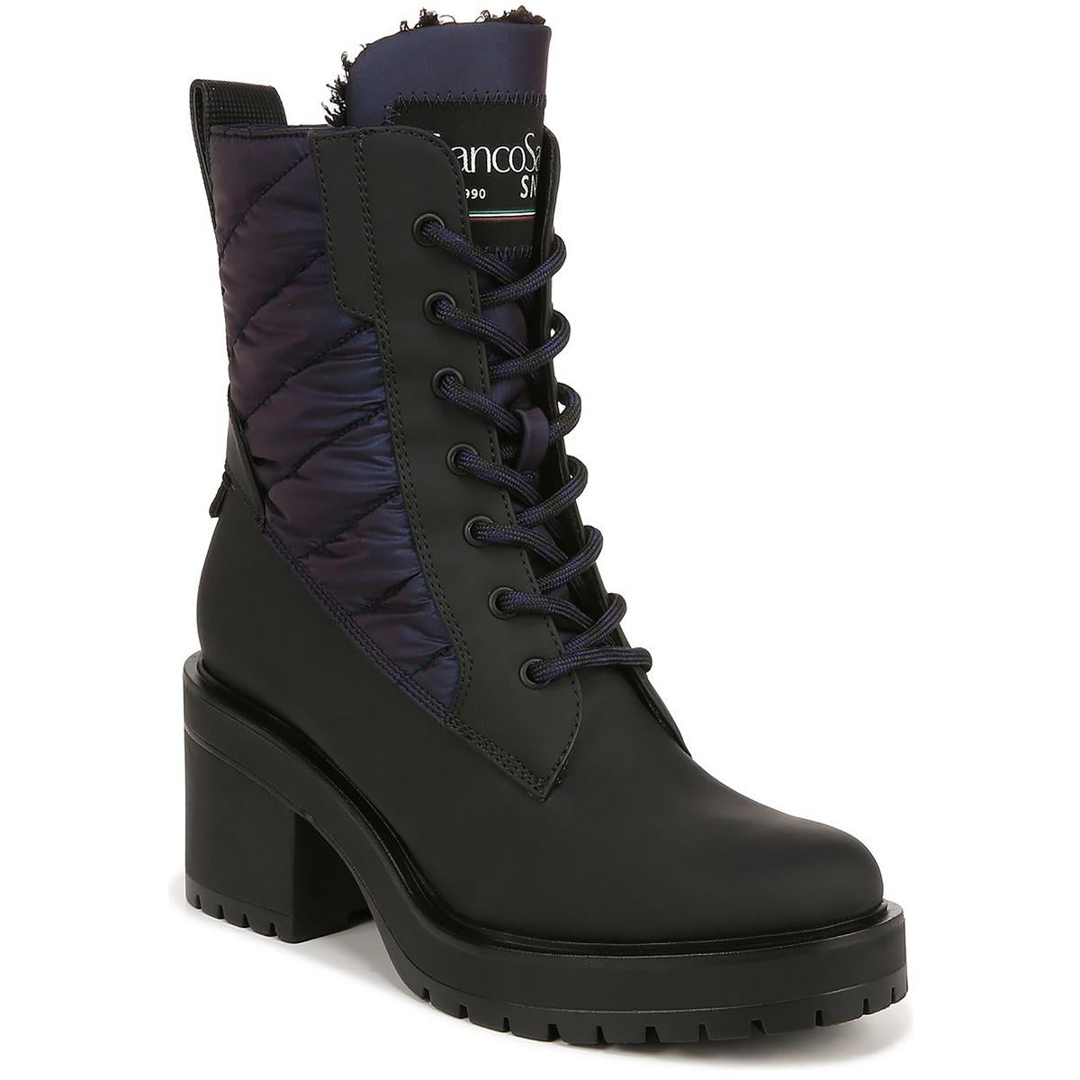 Dizzy 2 Kampf- und Schnürstiefel mit Kunstpelzfutter und runder Zehenpartie