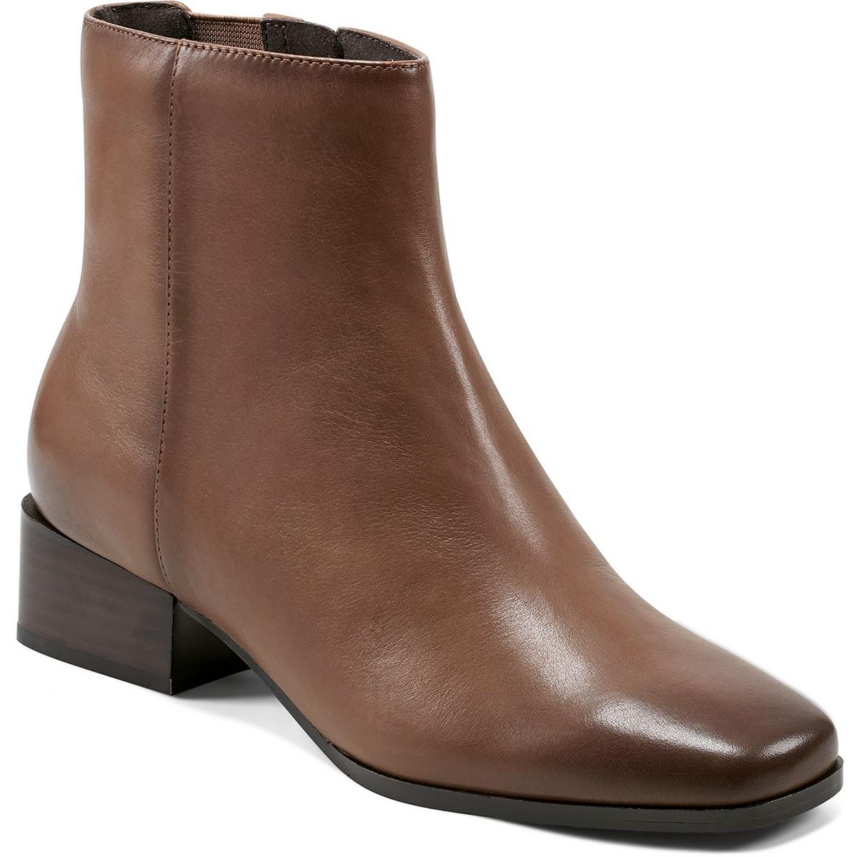 Sidney Reißverschluss Leder Stiefeletten