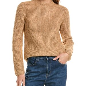 Vince Shaker Rib Wolle und Alpaka-Pullover 7827099779132