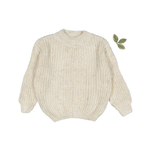 Der Grobstrickpullover – Konfetti