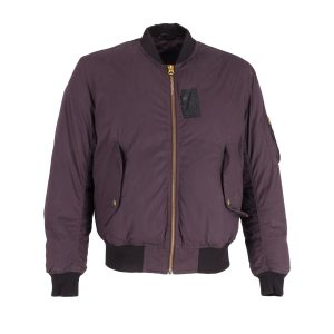 Acne Studios Bomberjacke aus burgunderroter Baumwolle