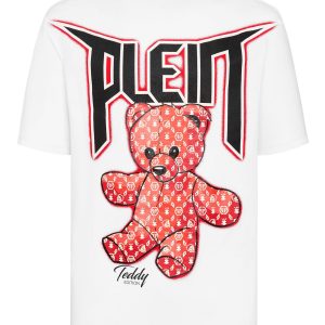 t-shirt rund Hals ss Spray Effekt Druck Teddybär 7648954122300