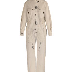 Bleached Denim Overall