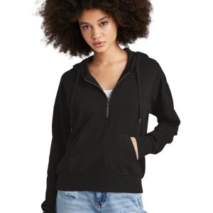 District Damen's Perfect Tri Fleece 1/2-Zip Pullover