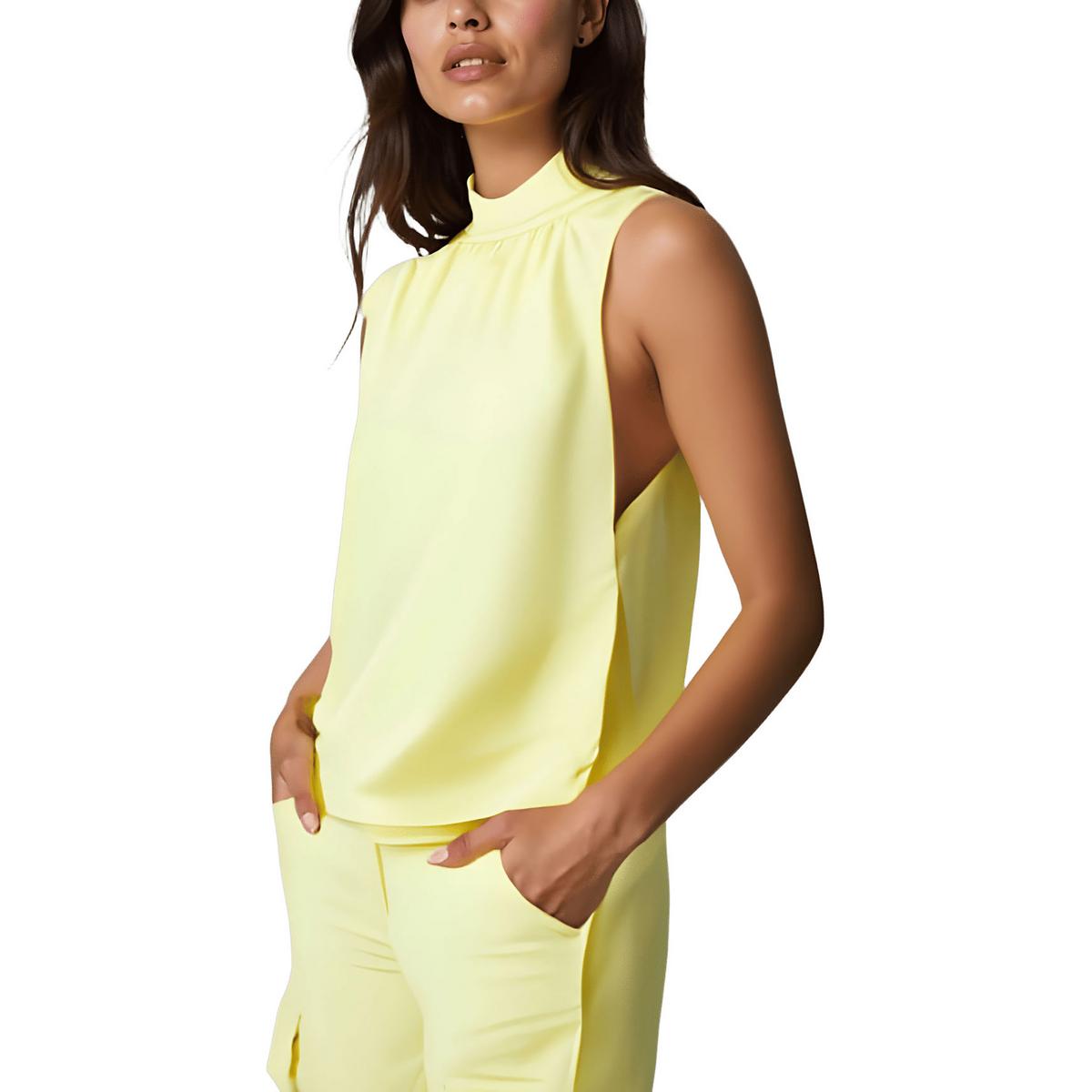 Neckholder-Top aus Satin