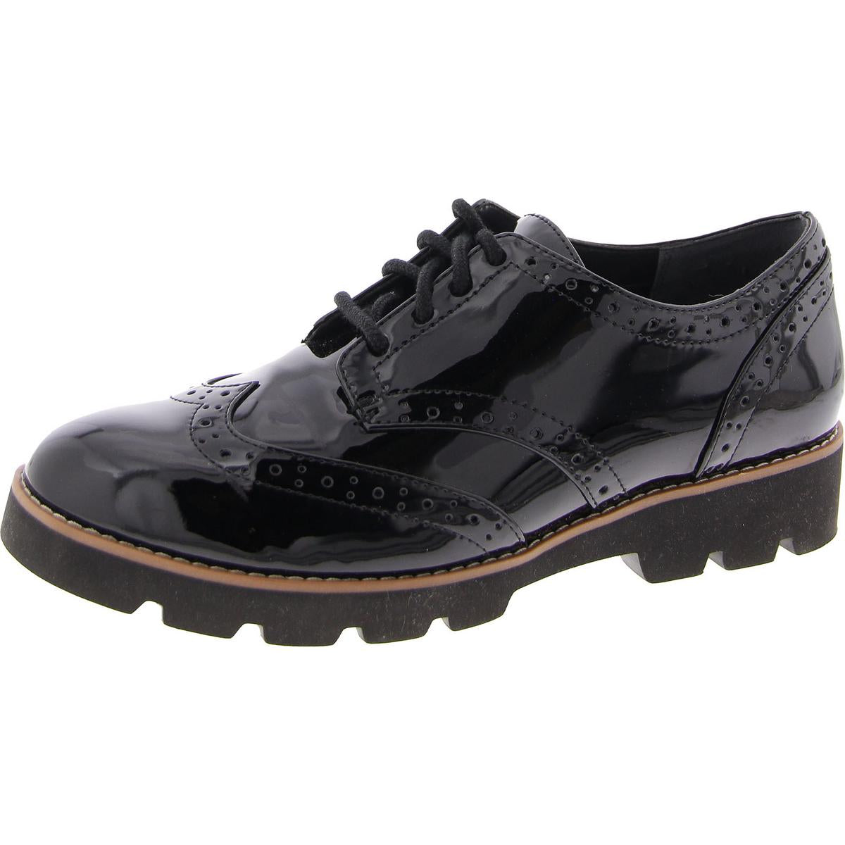 Alfina – Derby-Loafer mit Lackfinish