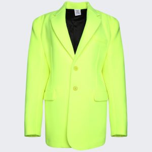 Fleece maßgeschneidert Blazer Jacke
