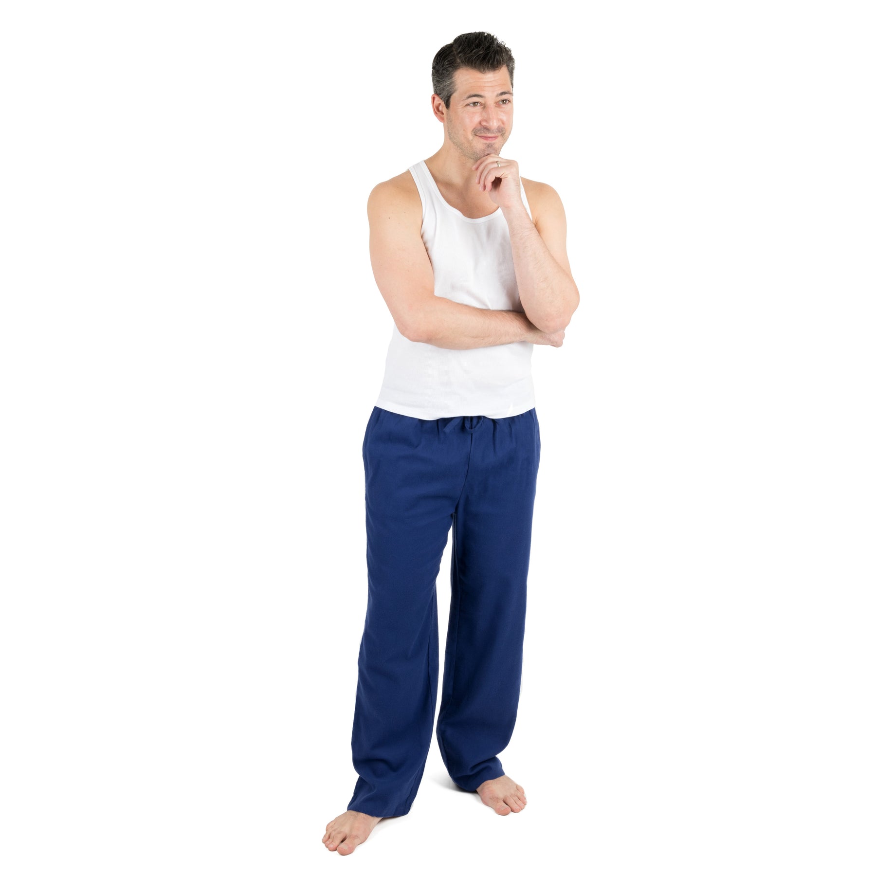 Herren Flanell Pyjama Hose