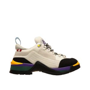 Bally Hike 6239703 Damen-Sneaker aus staubigem weißem Kalbsleder