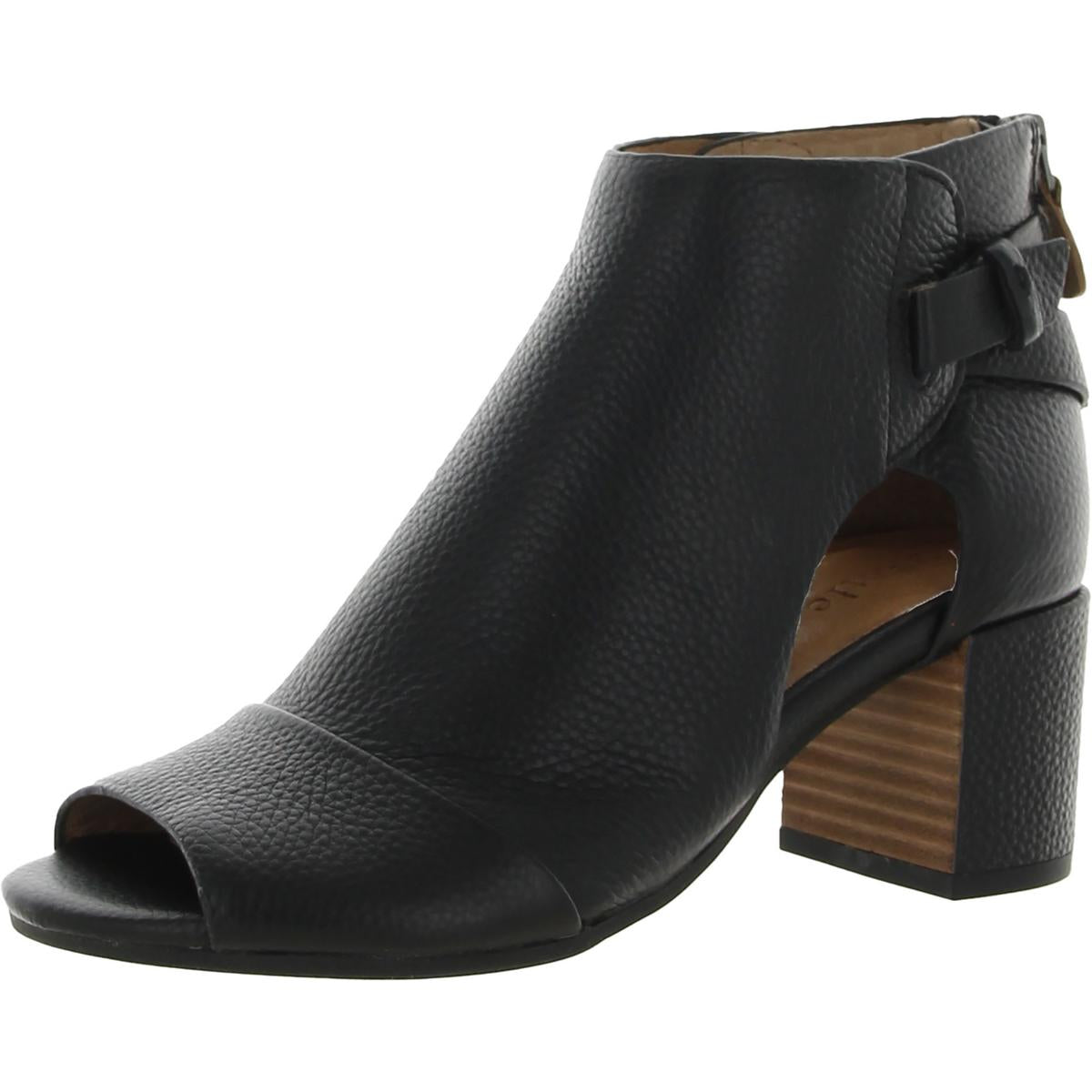 CHARLENE SHOOTIE Leder Block Ferse Pumps