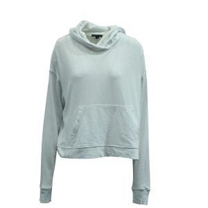 James Perse Kapuzen-Sweatshirt aus weißer Baumwolle 7833187090492