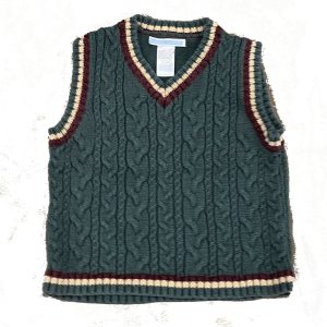 Janie and Jack Jungen grün Pullover Weste – 7805974577212