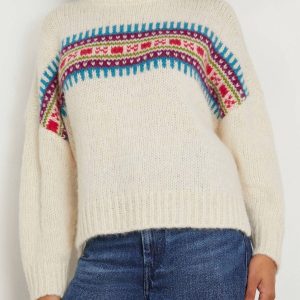 Nolan-Pullover für Damen in Elfenbein
