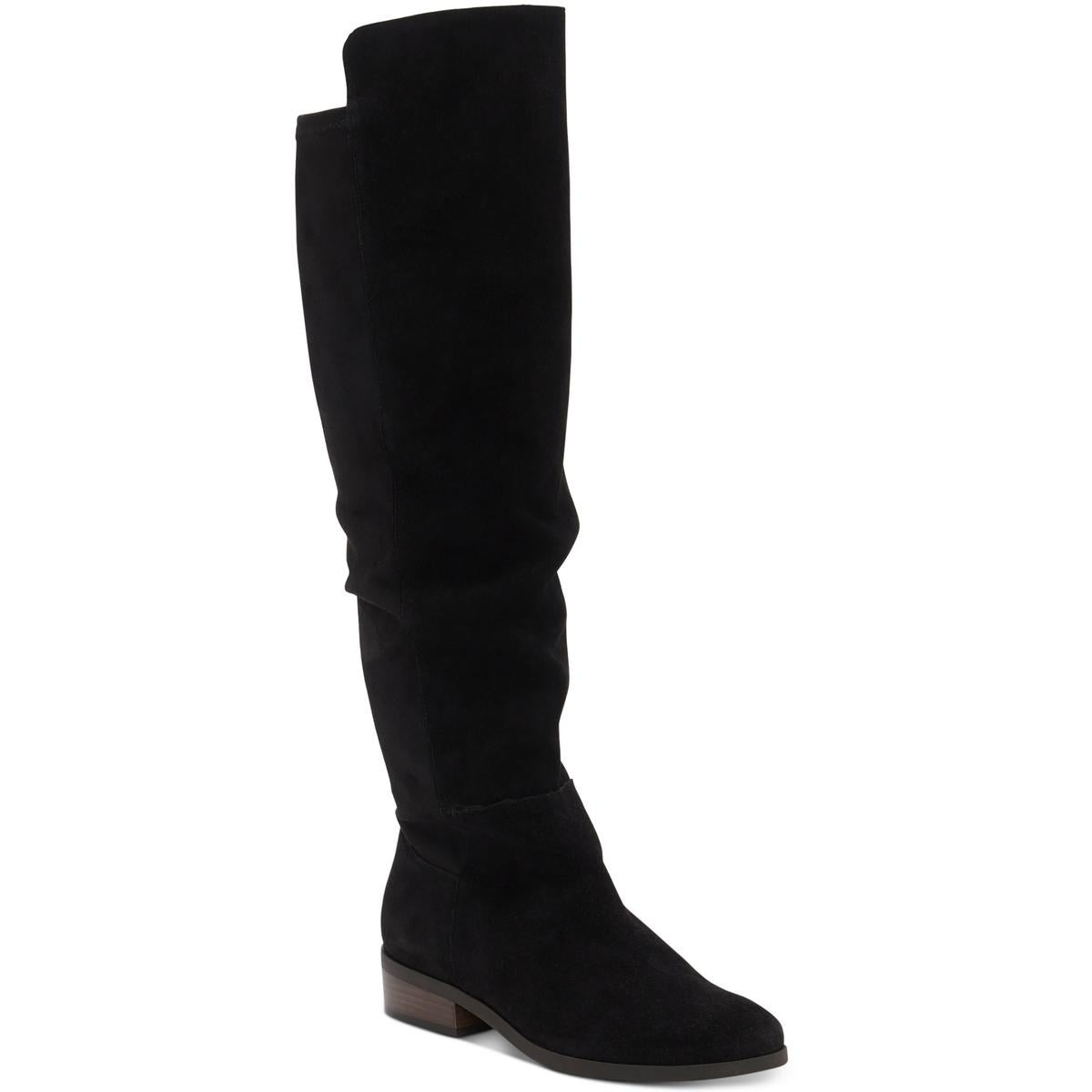 Kniehohe Calypso-Wildlederstiefel