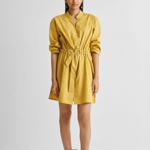 kurze Krawatte Taille Kleid in toskanische Sonne