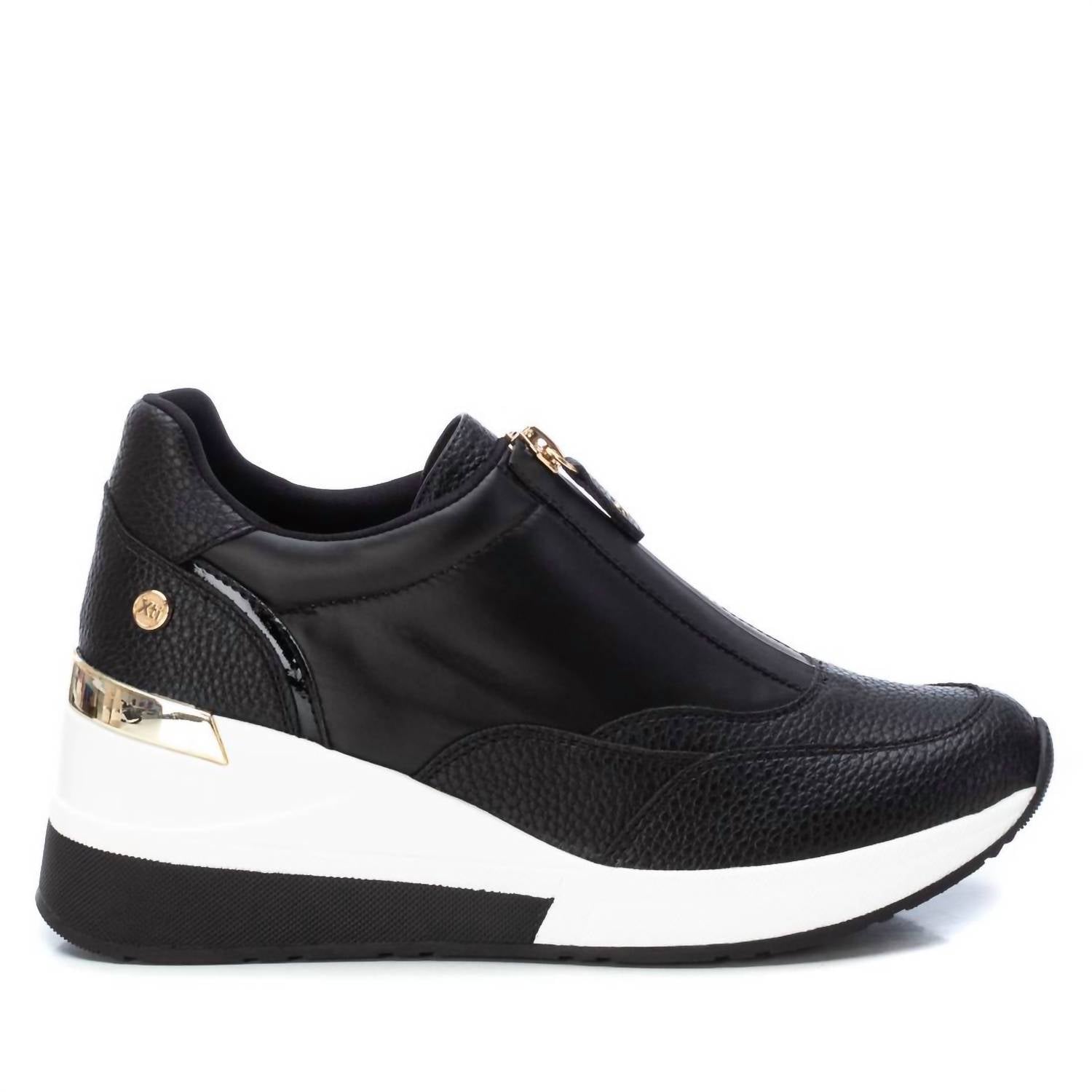 Damen keil Sneakers in schwarz 7764954644540