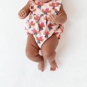 Baby-Strampler Amelia in Parrots Baby Bubble