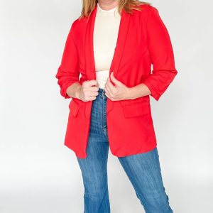The Penthouse Blazer in rot
