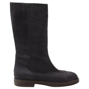 Marni Stiefel in schwarz Ponyhair 7703704043580