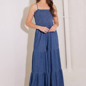 FEELING FREE INDIGO Denim Overall