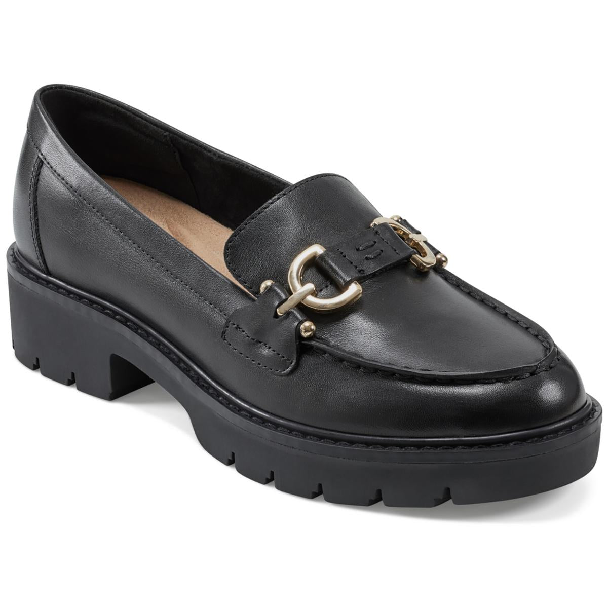 Kinndle – Leder-Loafer mit Kettendetail