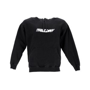 Vetements Friday Weekday Kapuzenpullover aus schwarzer Baumwolle 7748912545852