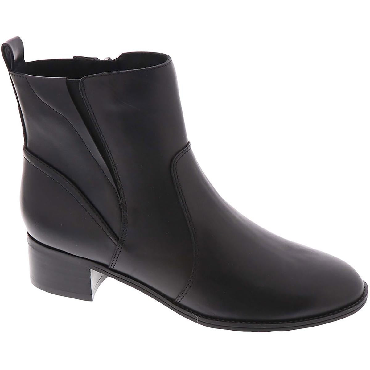Serena Leder geprägte Stiefeletten