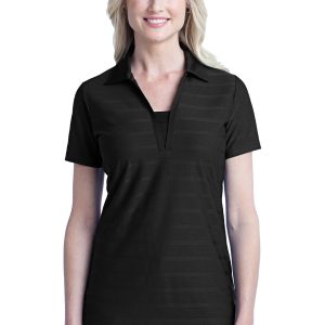 Port Authority Damen-Poloshirt mit horizontaler Textur. L514