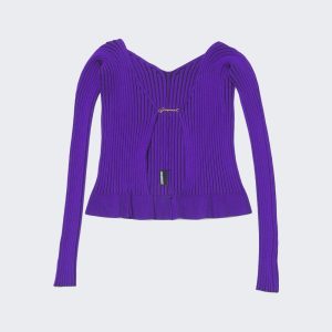 La Maille Pralu Longue Strickjacke