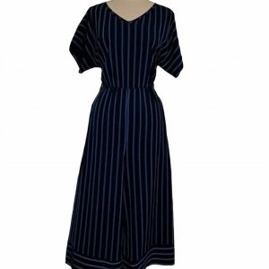 Stripe Jumpsuit in blau