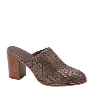 Damen gewebte Maultiere in Bronze 7704790564924