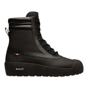 Bally Croker 6239720 Herrenstiefel aus schwarzem Kalbsleder mit Shirling-Futter