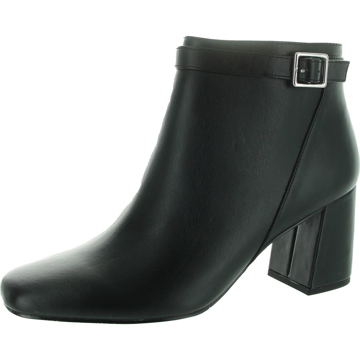 Stiefeletten aus Kunstleder mit Winnipeg-Schnalle