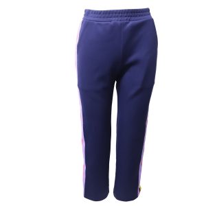 Mira Mikati gestreifte Popper Knopf Hose in Marineblau Polyester