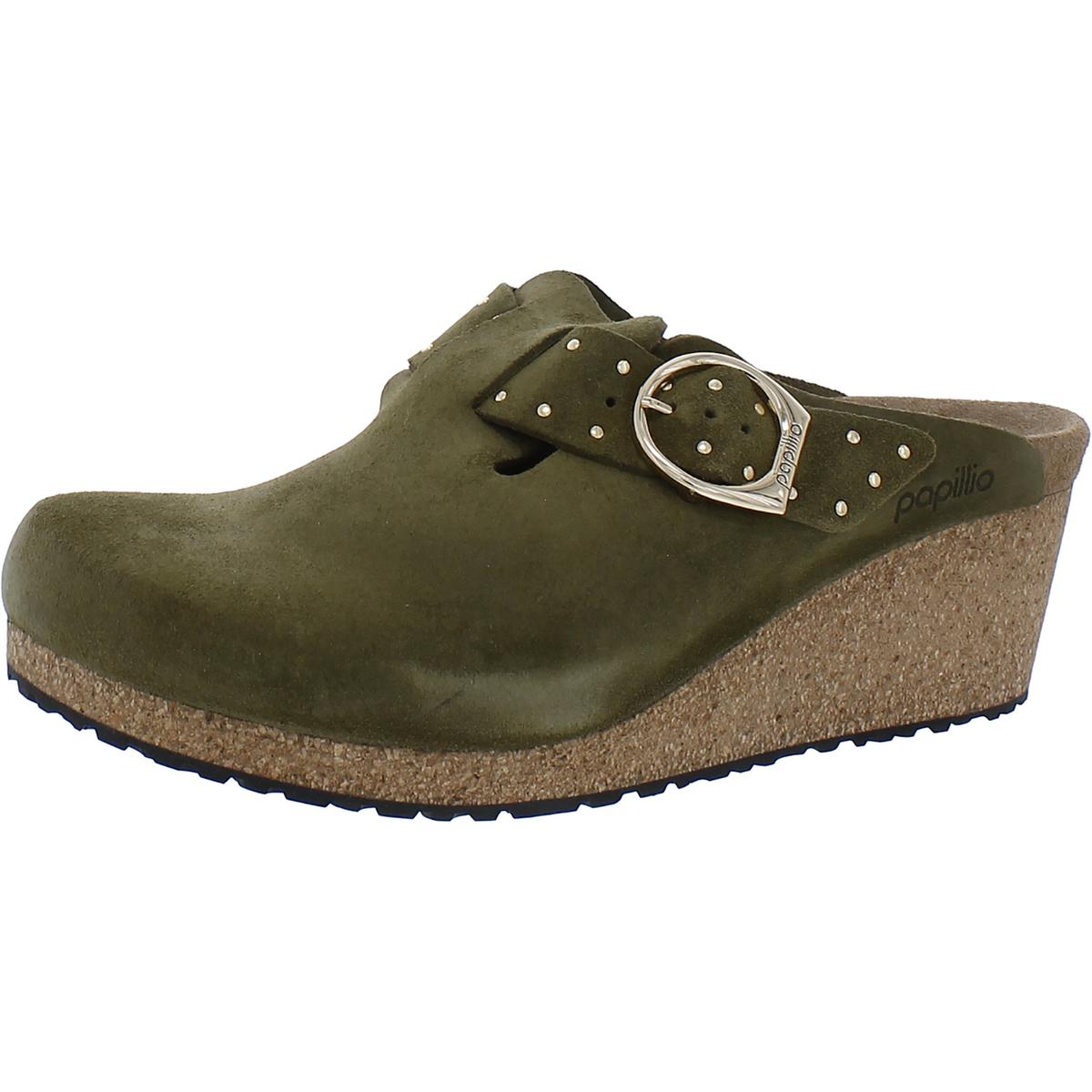 Fanny Ring-Schnecke Wildleder rutscht auf Clogs