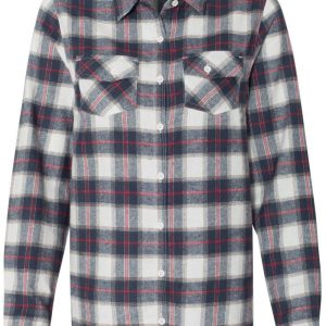 Burnside Damen Garn gefärbt Langarm Flanell Hemd 7824345694268