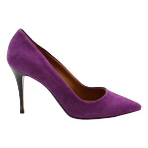 Fendi Pointed Pumps in lila Ziegenwild 7703691264060
