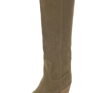 Wrangle Damen-Kniestiefel aus Wildleder mit gestapeltem Absatz